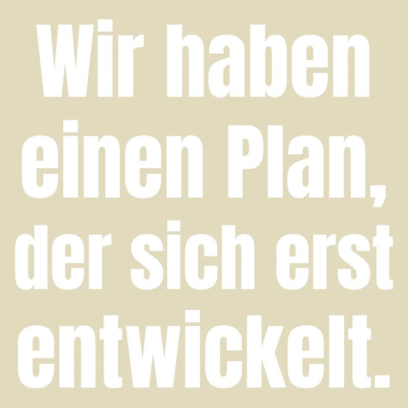 We have a plan that is only developing