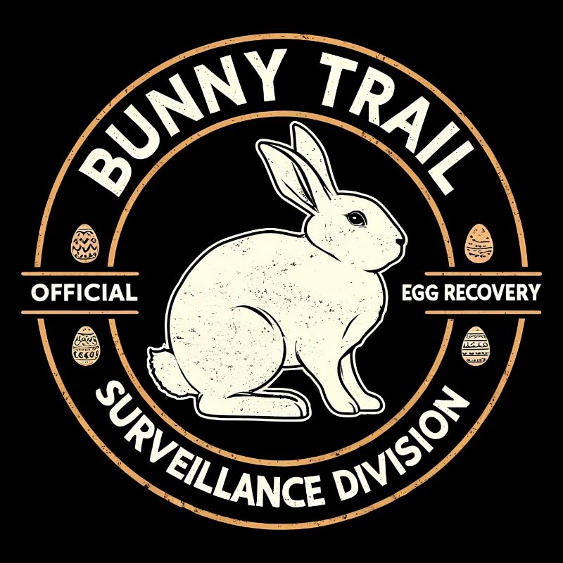 Rabbit Path Surveillance Department Funny Easter