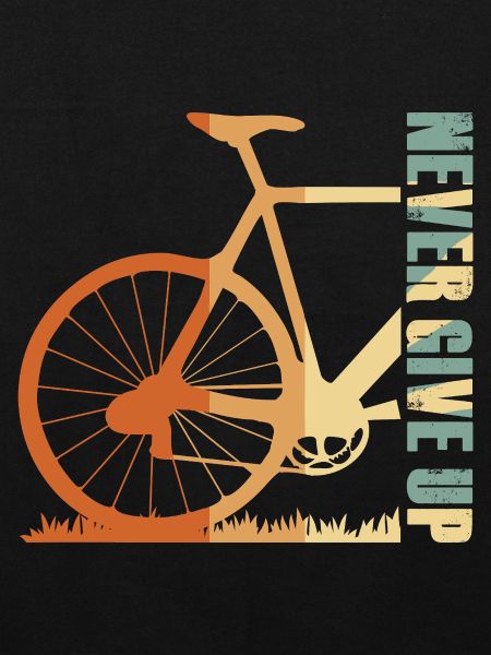 Fahrrad-Silhouette Gradient-Design