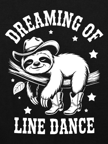 Sloth LineDance Cowboy