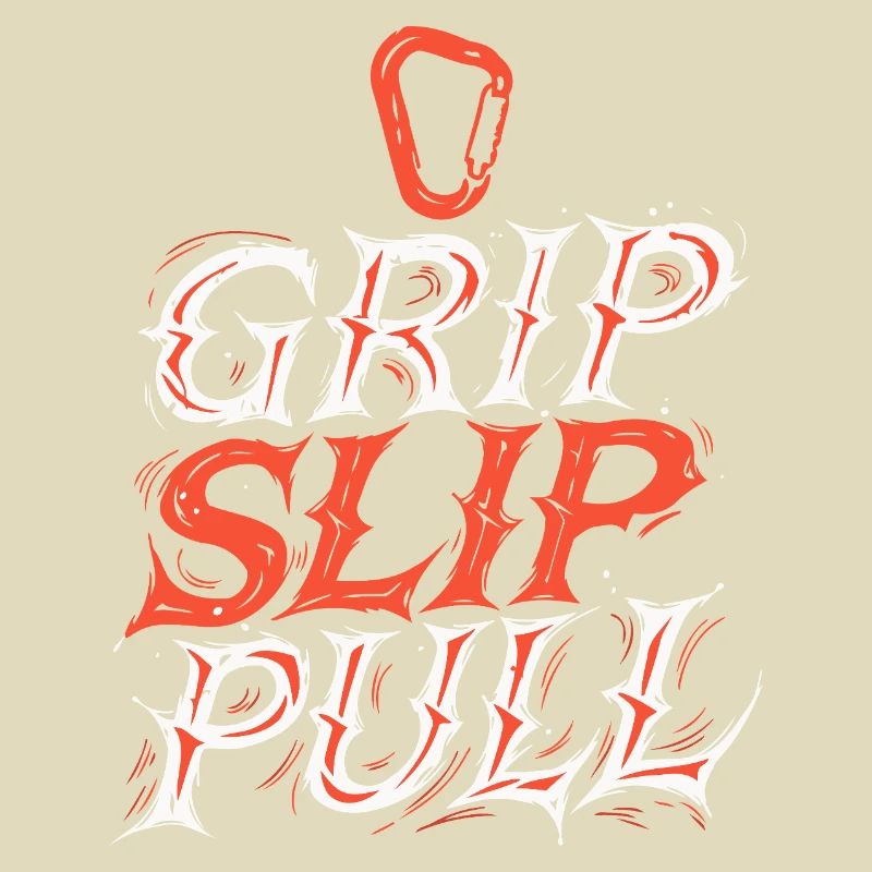 Grip Slip Pull Typographie Dynamique