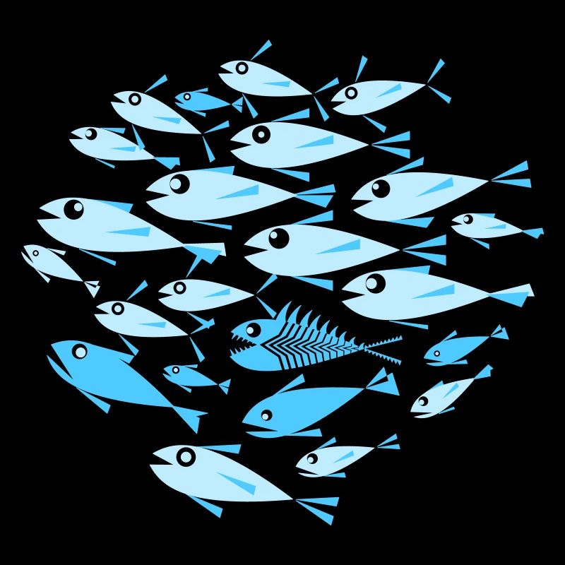 Fisch Cyan