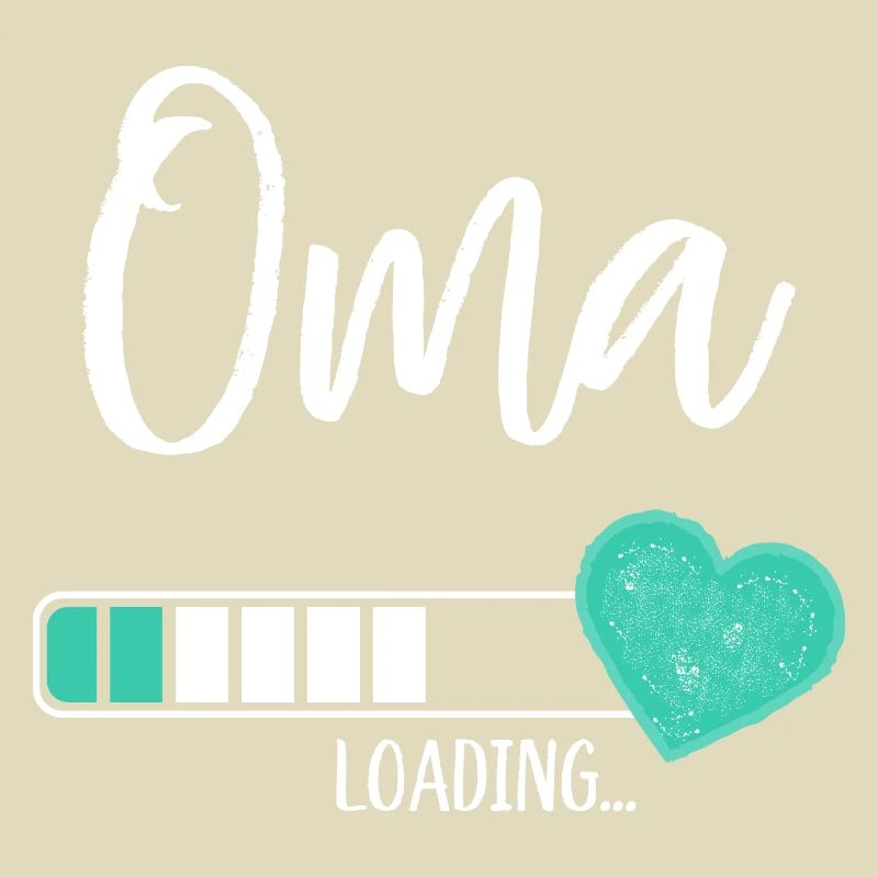 Oma Loading Herz Enkel Junge Werdende Großmutter