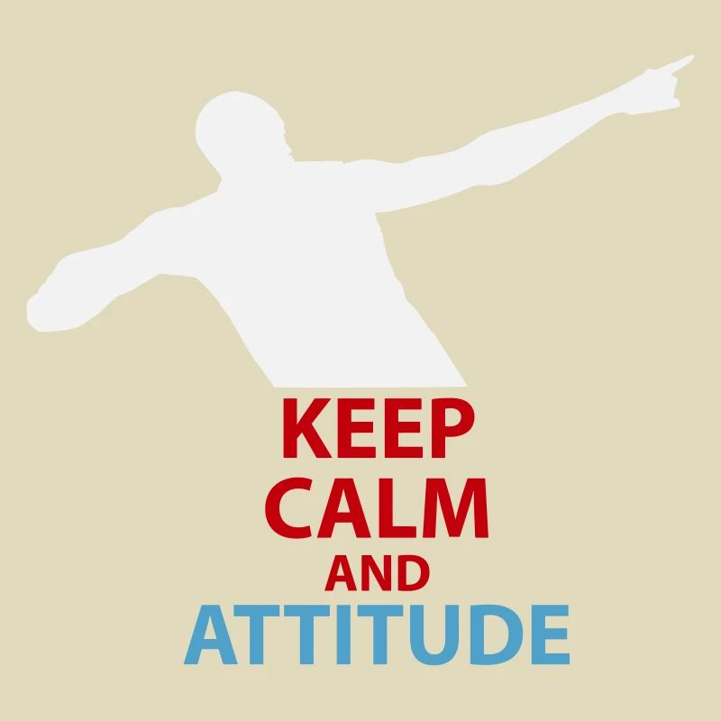 Calm and Attitude Silhouette
