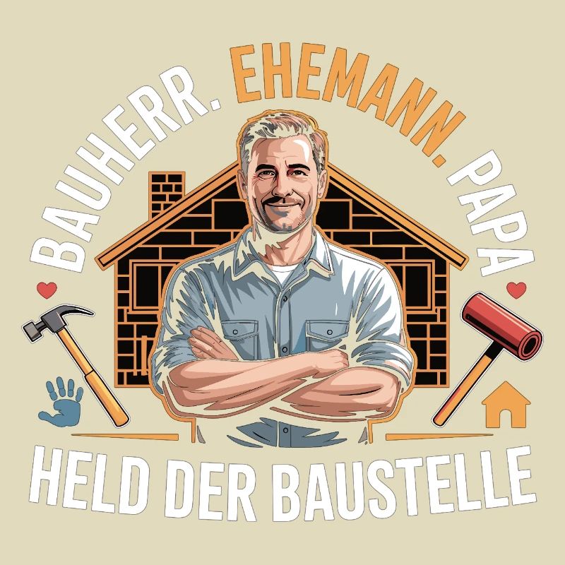 Held der Baustelle – Papa, Ehemann & Bauherr
