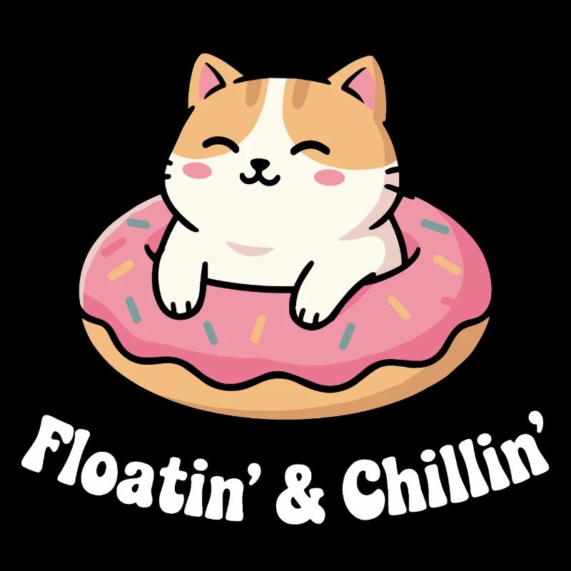 Cat Donut Chill at Pinkfrost