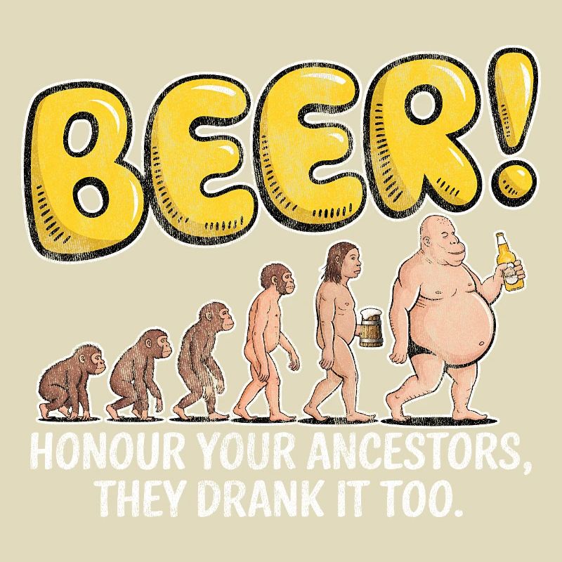Evolution Beer Funny Witty Beer