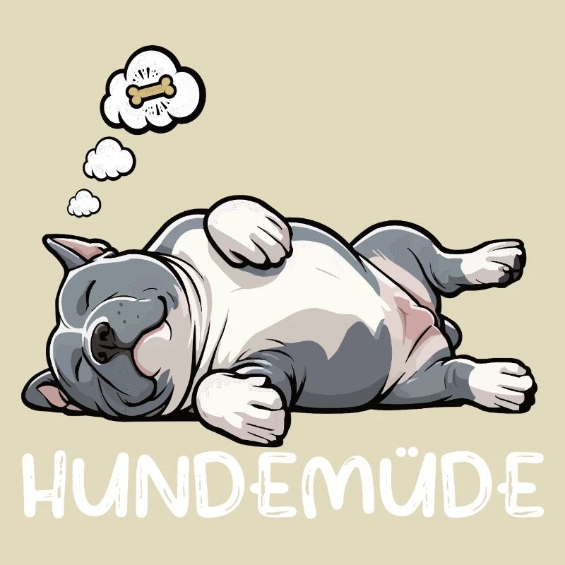 Hundemüde American Bully Bully Pit Bullybesitzer