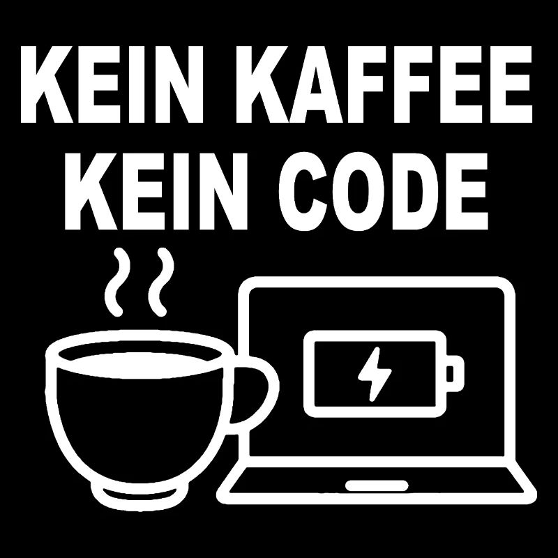 Kein Kaffee Kein Code - Conception de programmeur amusant
