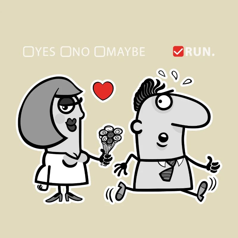 Liebe oder Flucht – Unkonventioneller Humor (Dark Version)