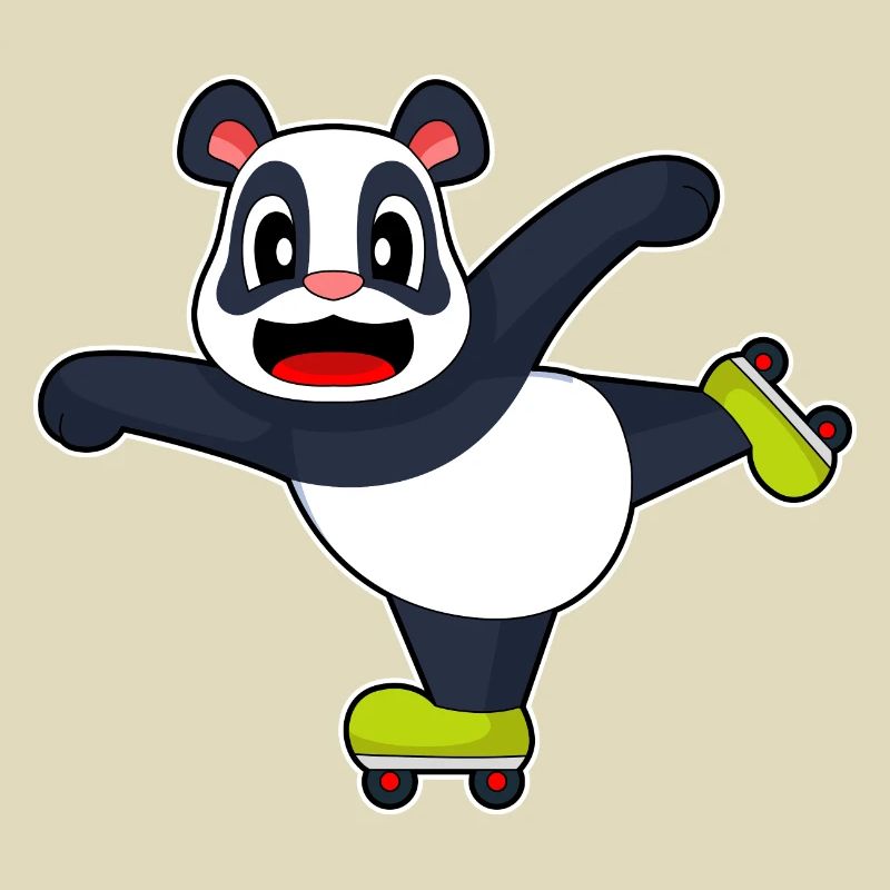 Panda Inline skating Inline skates