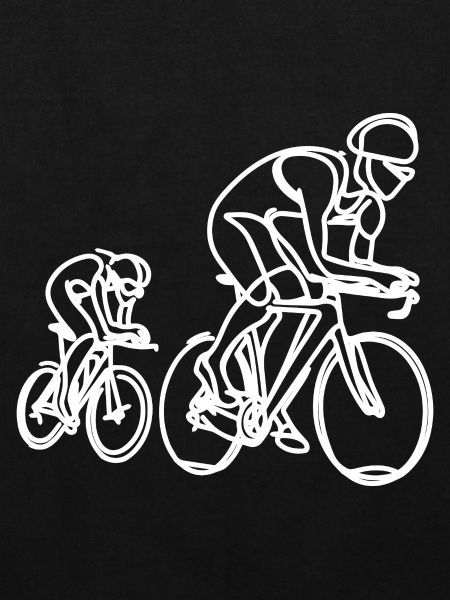 Radfahrer Zeichnung