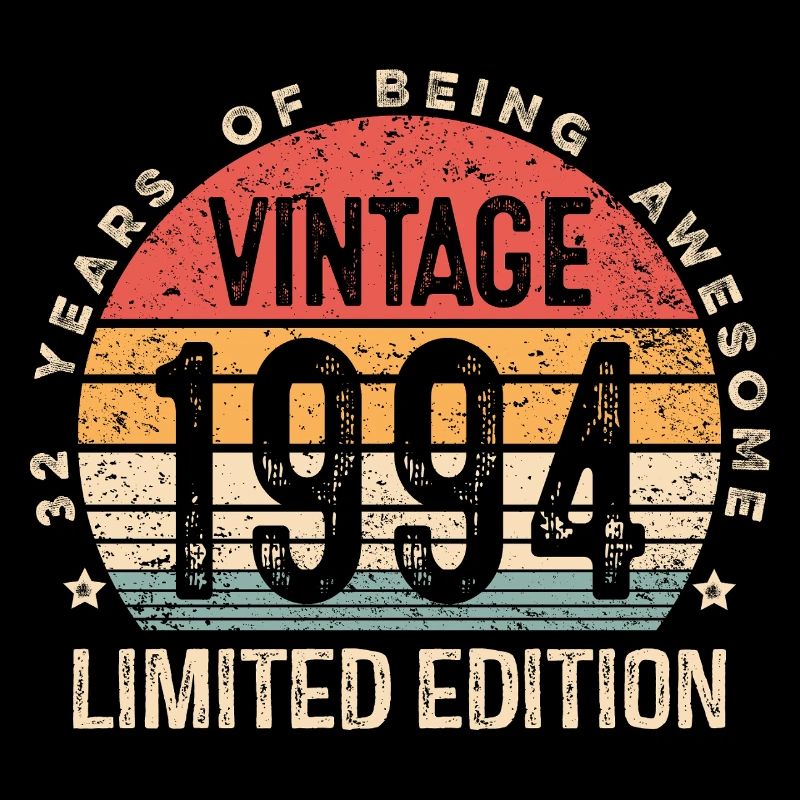 32e anniversaire Né en édition limitée 1994