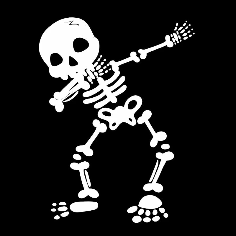 Dab Dance Skeleton I Dabbende Bones I Halloween