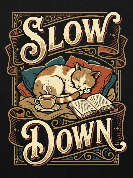 Slow Down Katze Schlaf
