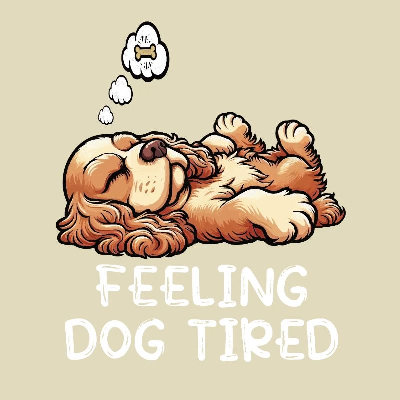 Se sentir fatigué Cocker Spaniel Cockerhund Cocker
