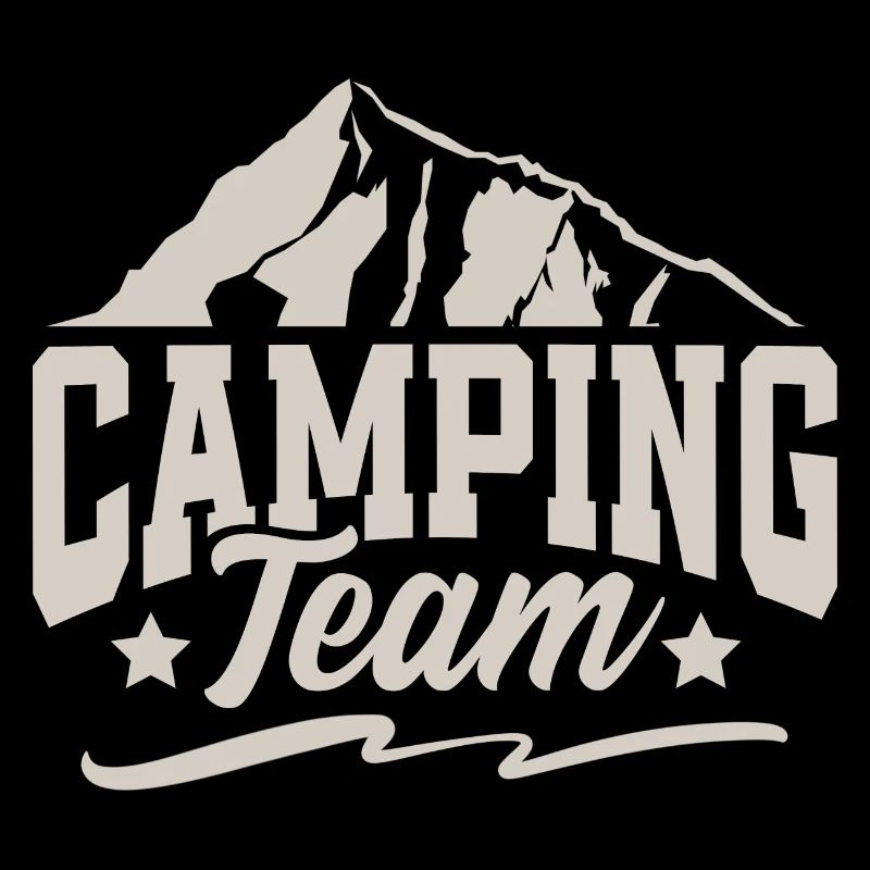 Équipe de camping Camper Campen