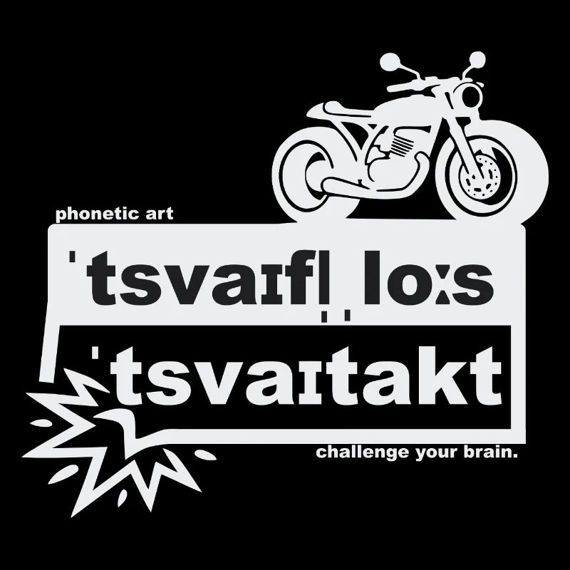 Undoubtedly two-stroke - phonetic art