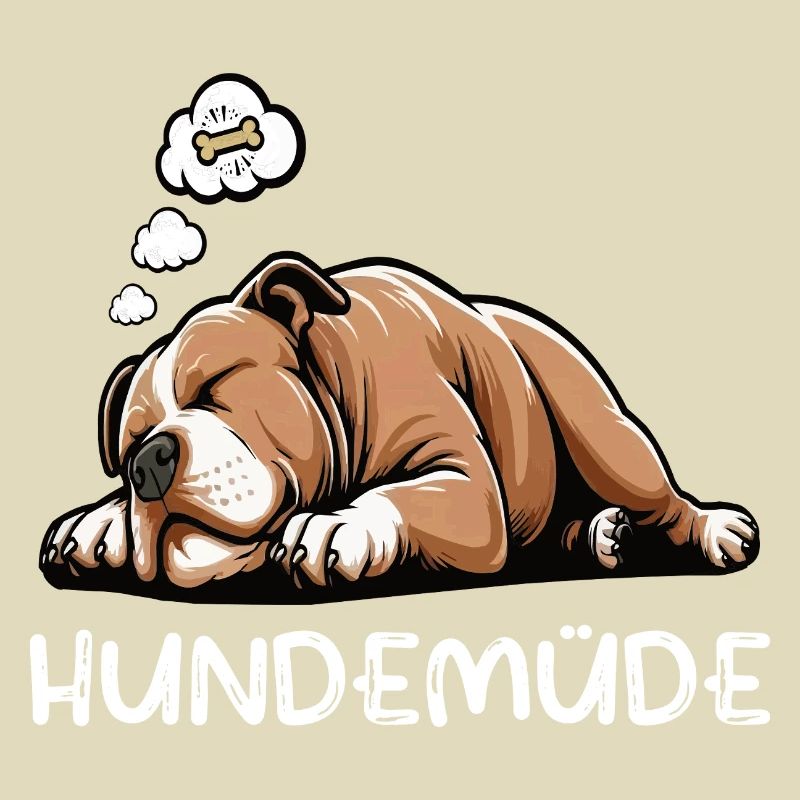 Hundemüde American Bully Bully Pit Bullybesitzer