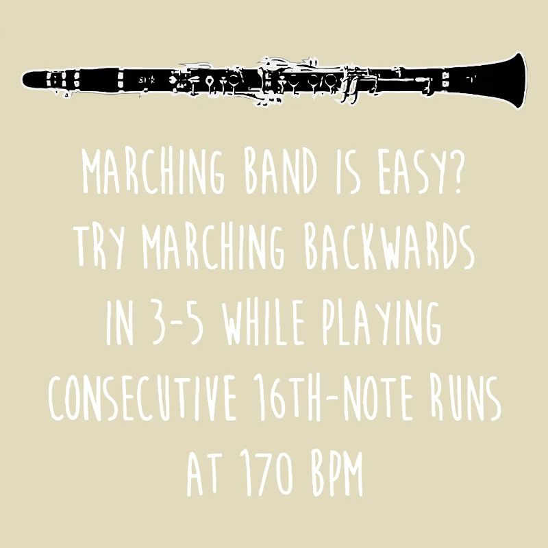 Backward Cadence Marching Tee