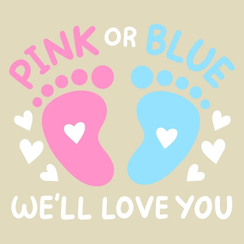 Passend Pink oder Blaue Gender Reveal Party