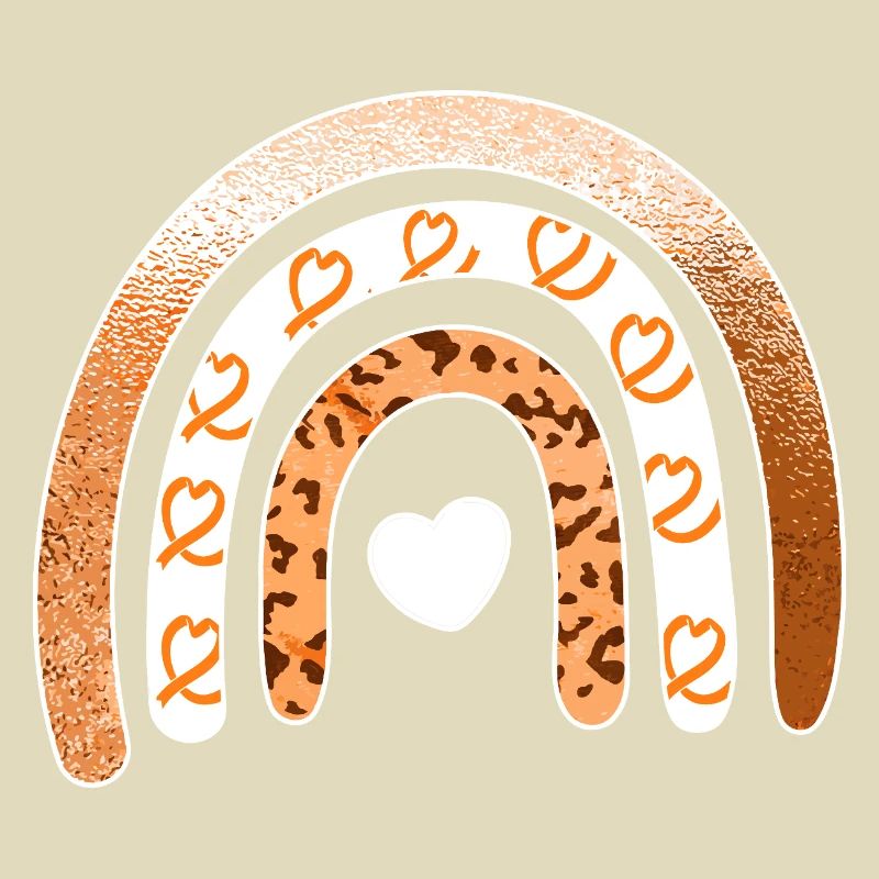 Leopard-Regenbogenherz-Arc