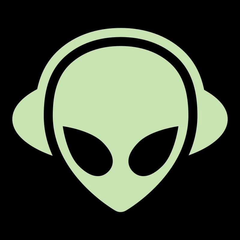 Alien Kopfhörer Glow in the dark