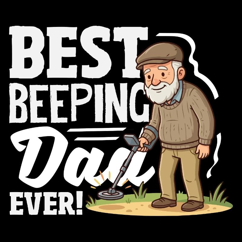Best Beeping Dad Detectorist Saying