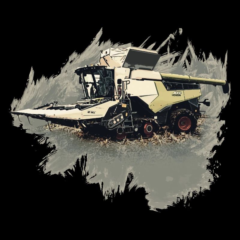 Corn Picker Combine Harvester Tractor