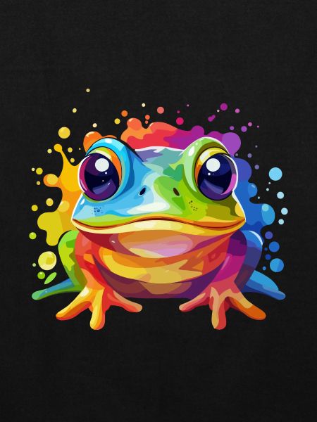 Frosch Design bunt