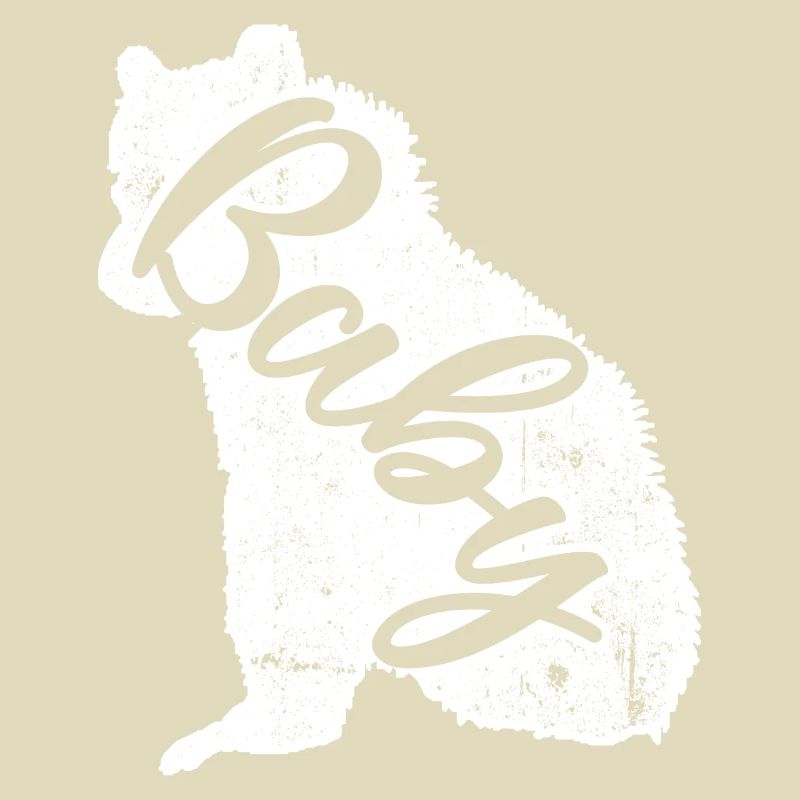 Bébé script chien sur fourrure blanche