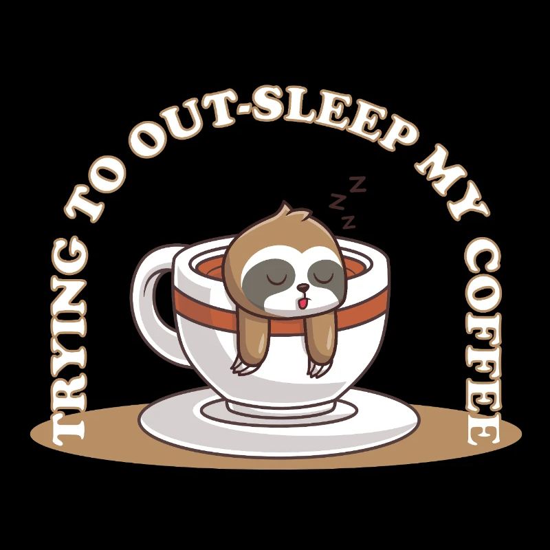Essayer de dormir plus longtemps que mon café – Sloth Coffee