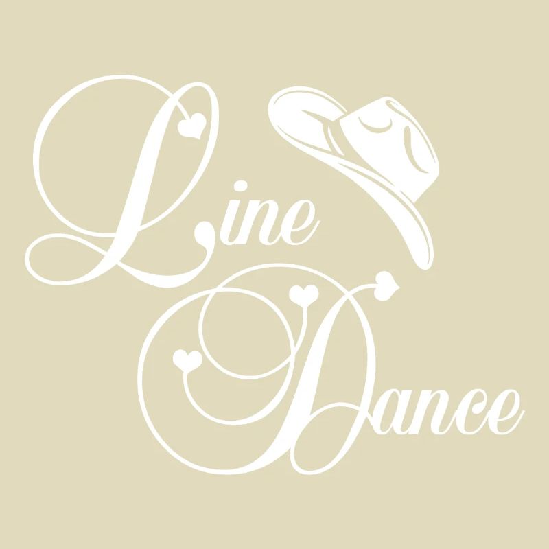 Line Dance Script Logo