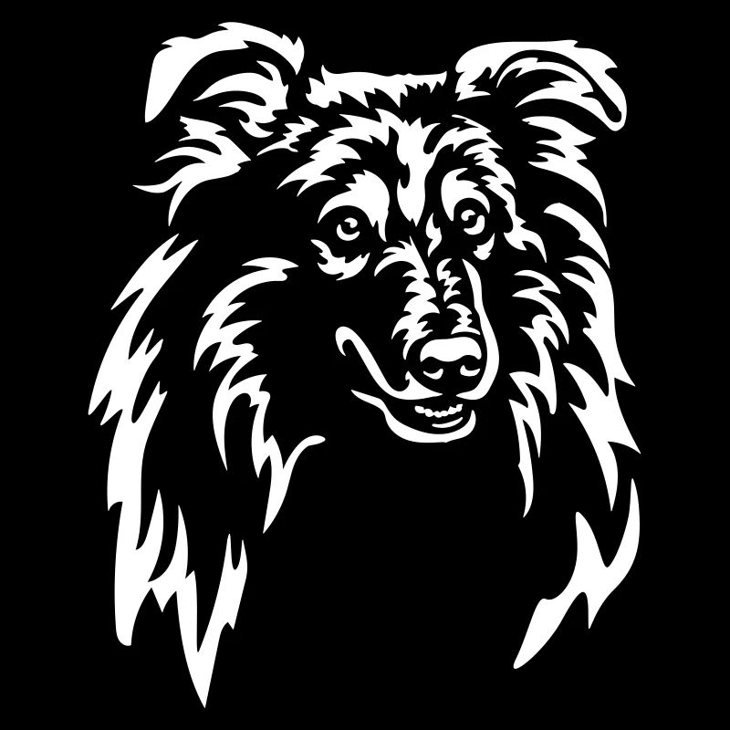 Sheltie Head « Black Edition »