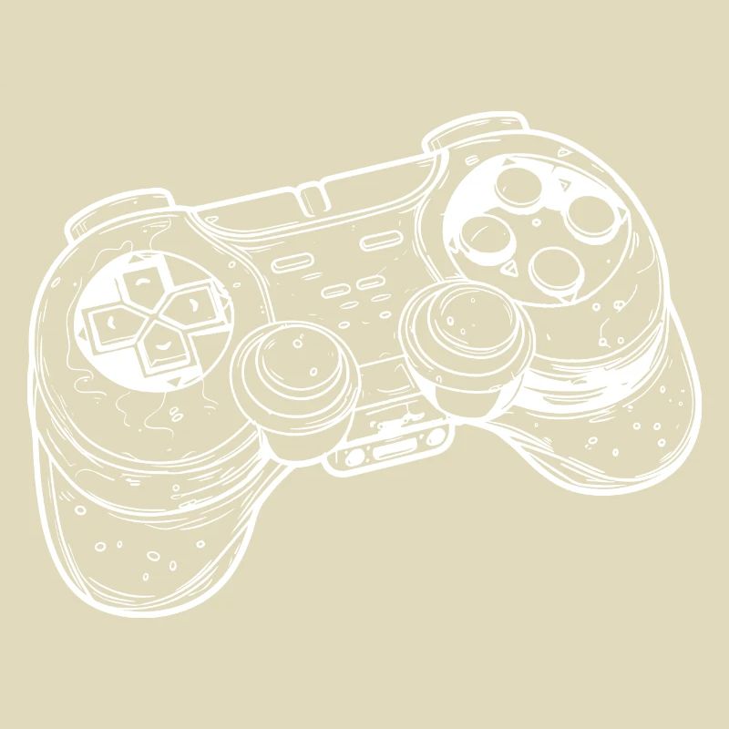 Video Game Controller Drawing