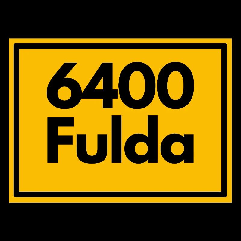 ANCIEN CODE POSTAL RETRO 6400 FULDA - HESSEN