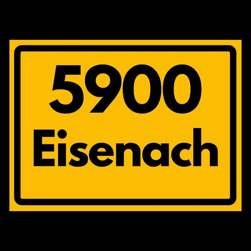 ALTE POSTLEITZAHL 5900 EISENACH HEIMATSTOLZ