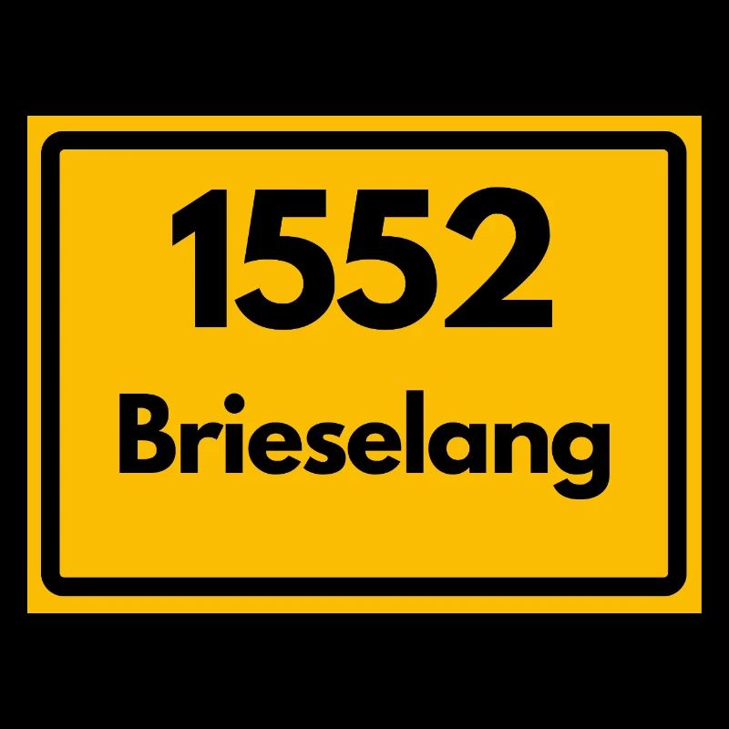 OLD POSTCODE 1552 BRIESELANG BRANDENBURG DDR