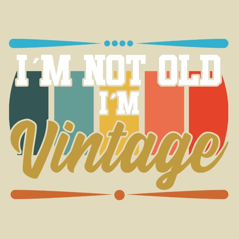 Ich bin nicht alt textile Geschenkidee