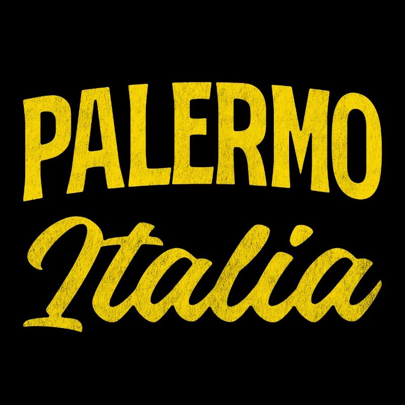 Palermo Italia Gelb Script
