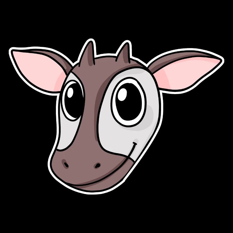 Okapi Forest Giraffe Head Motif Animal