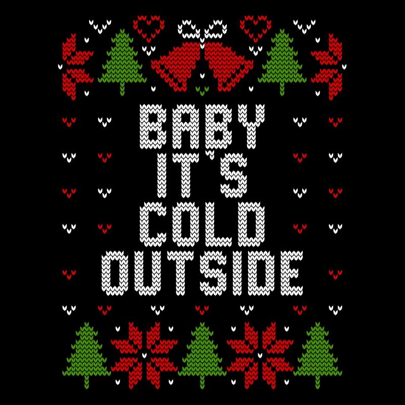 Pull de Noël moche / Bébé, il fait froid dehors