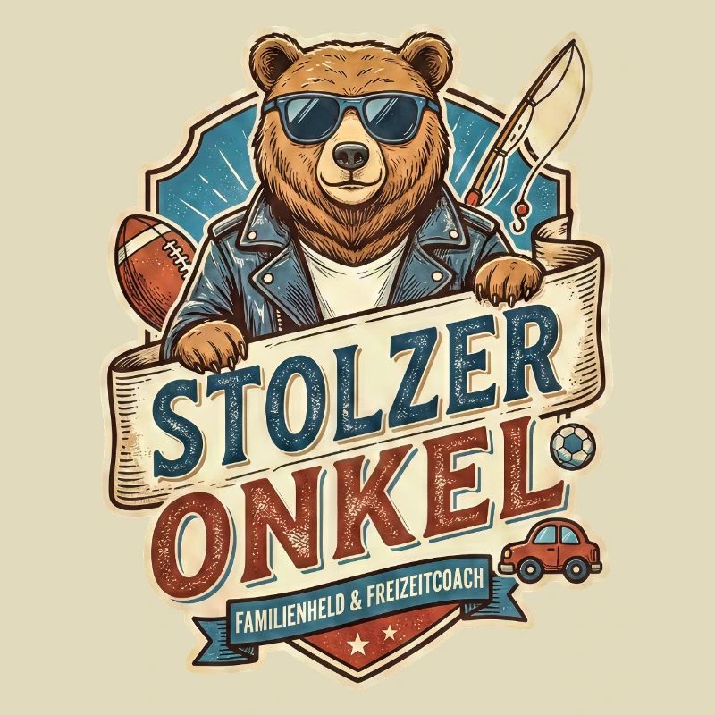 Stolzer Onkel Bär – Freizeitheld