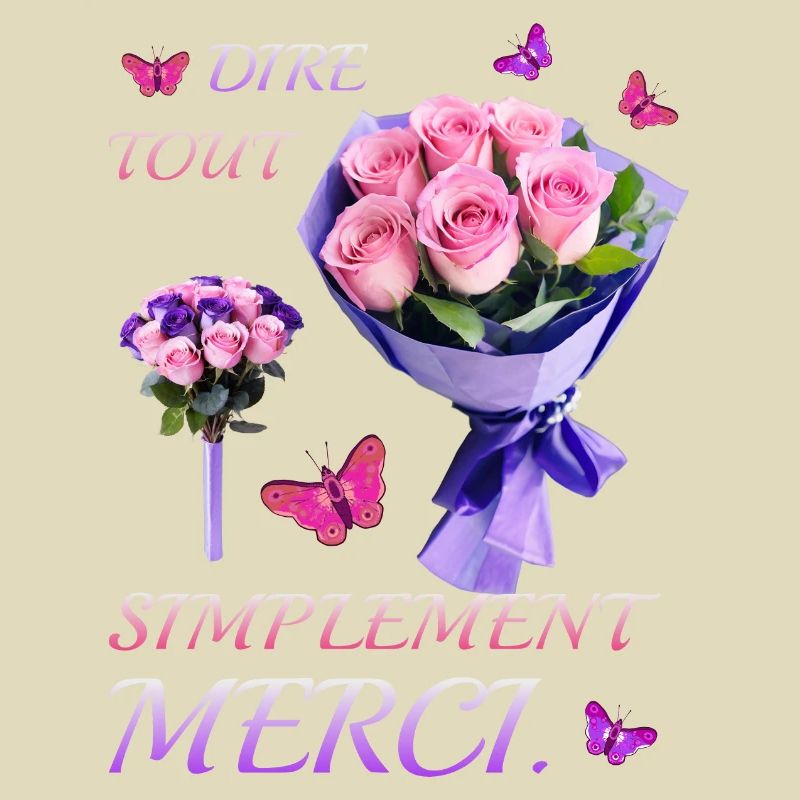 Dites simplement merci.