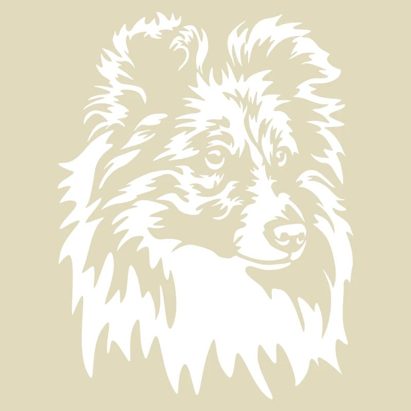 Sheltie Head « Black Edition »