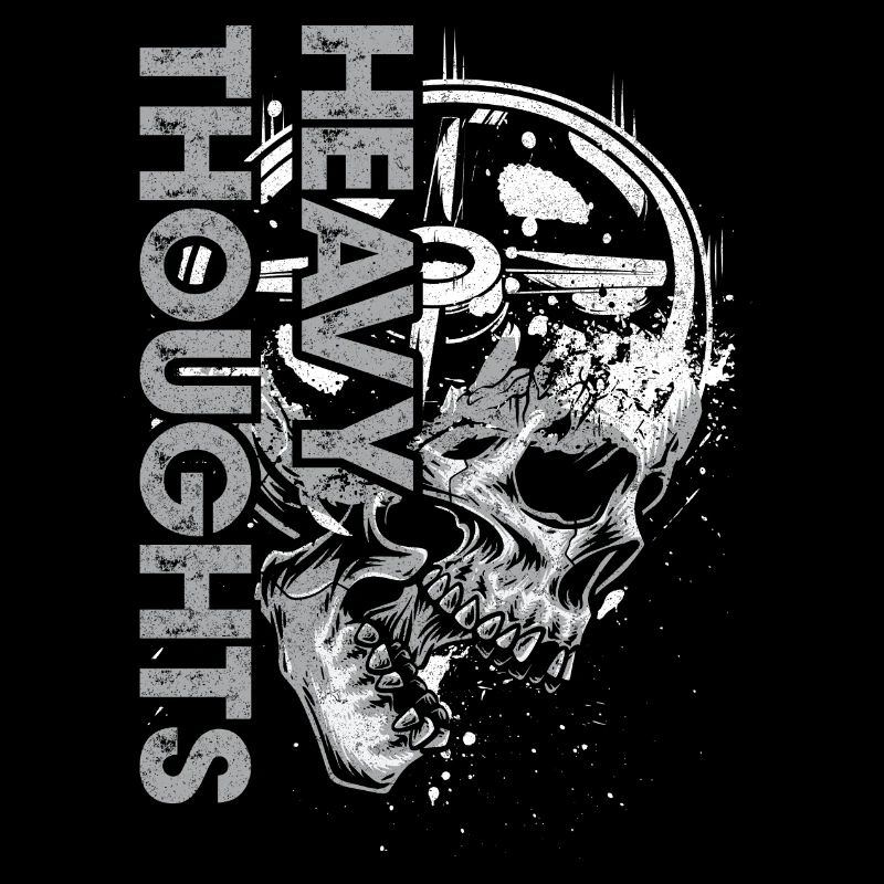 Crâne Vinyle Pulse Graphique