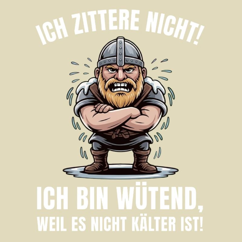 Wikinger brüllt: Kälte ignorieren