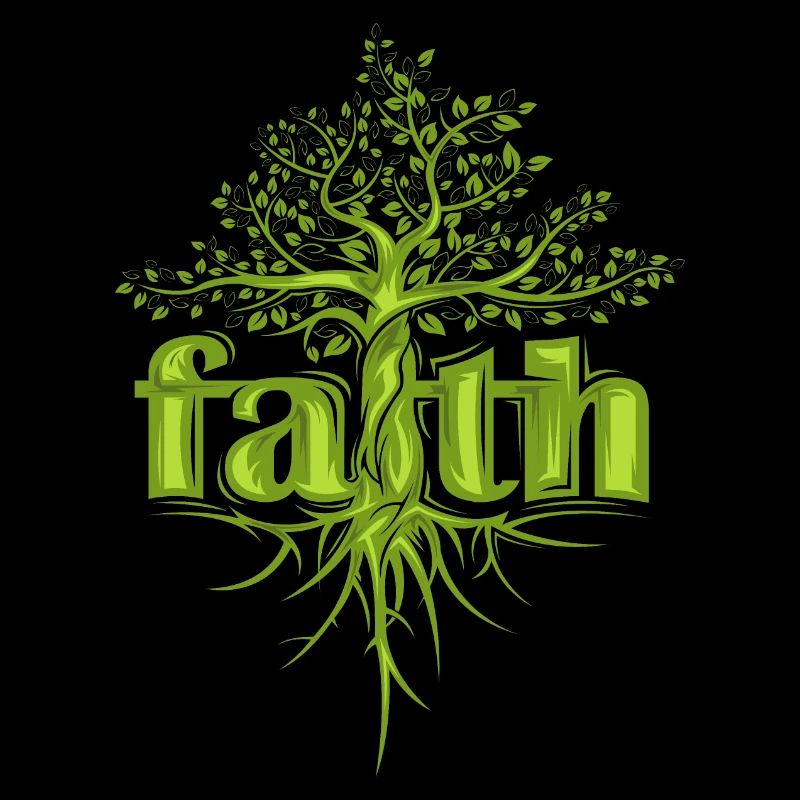 Glaube Baum Hoffnung Motivation Wald Symbol icon