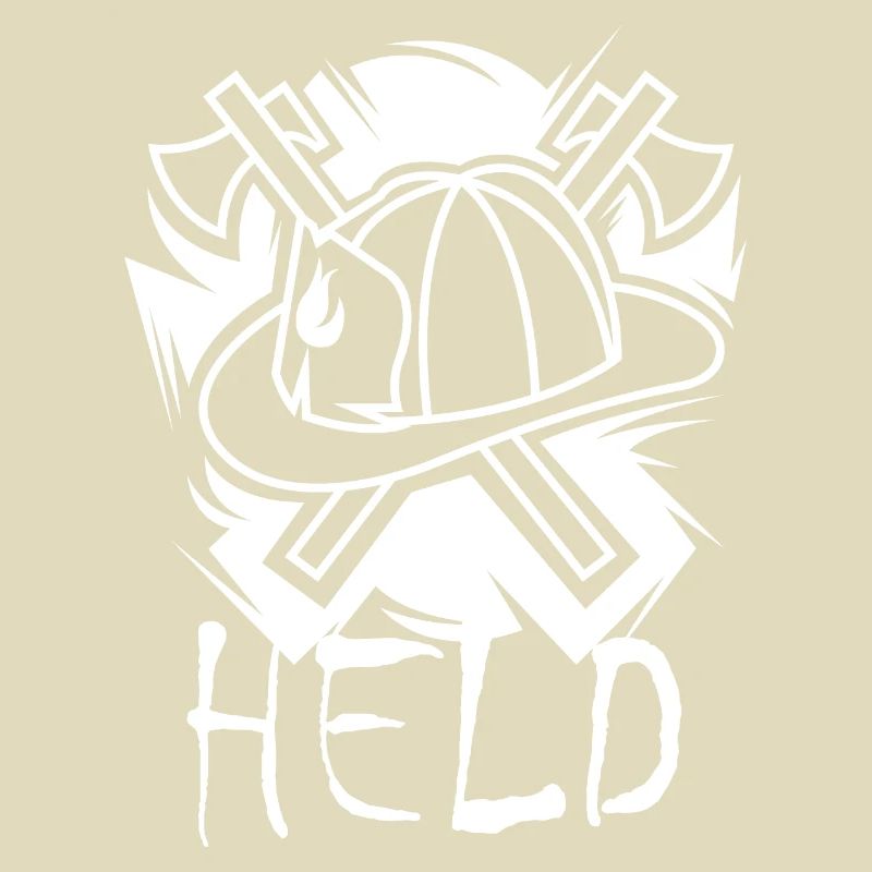 Firefighter Hero Icon Firefighter Axe Icon Logo