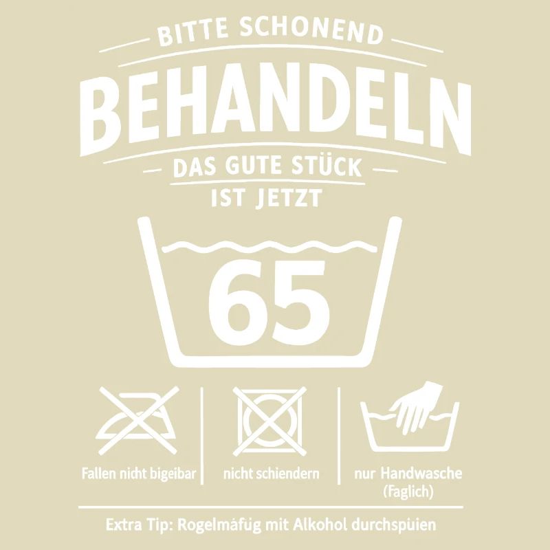 65. Geburtstag Schonend Behandeln Tempolimit